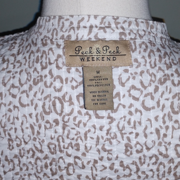 Peck & Peck Weekend Cardigan Jacket Reversable - Picture 5 of 8